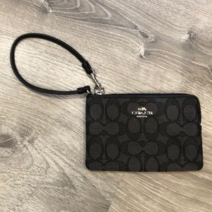 COACH Wristlet - Black - Brand New